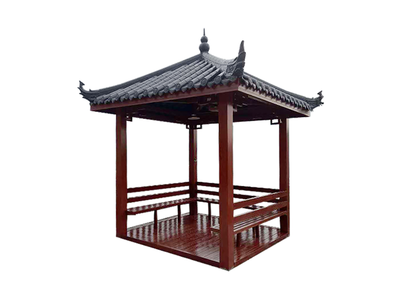 玻璃鋼仿木廊亭